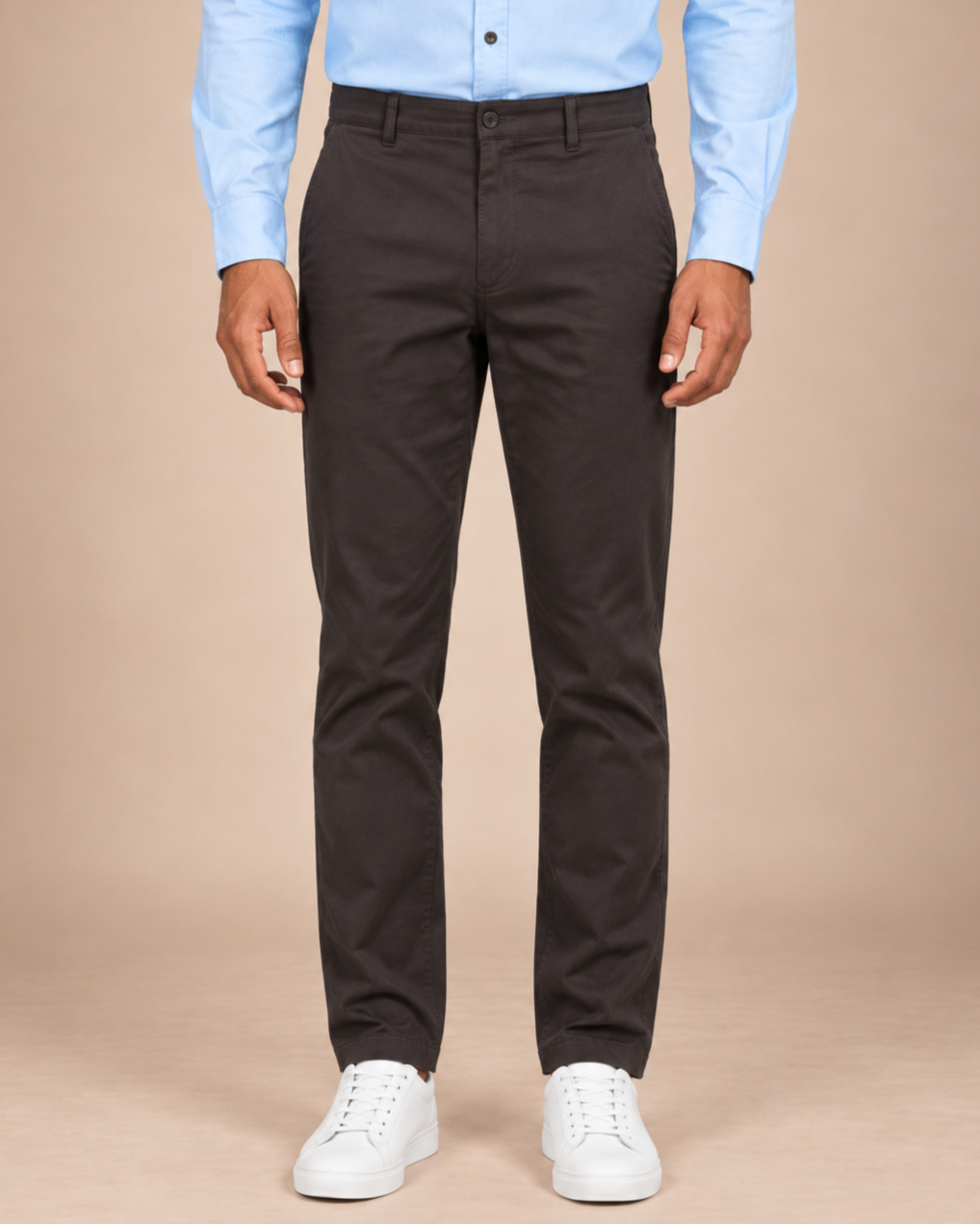Siena Chino Pantolon — Smoke