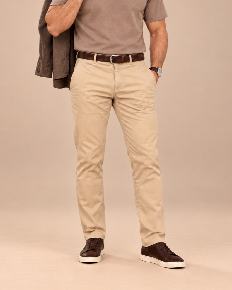 Siena Chino Pantolon — Beige