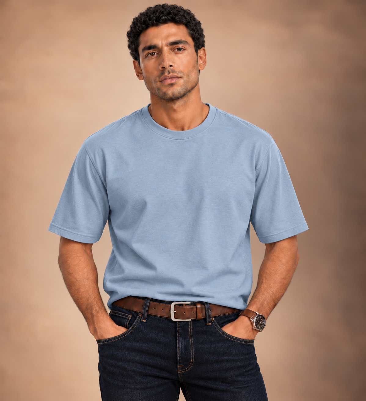 Colt Cotton Supreme Tshirt — Light Blue