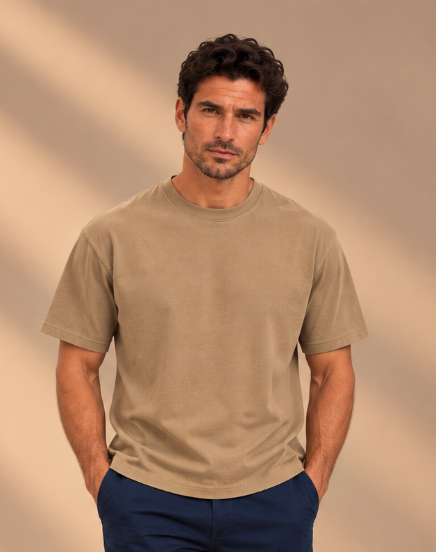 Colt Cotton Supreme Tshirt — camel