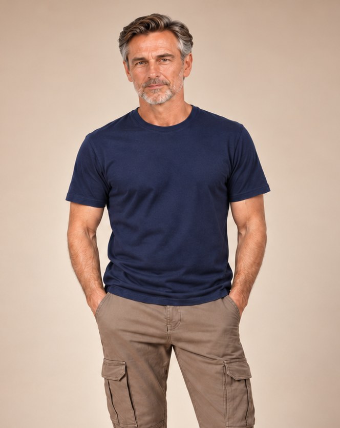 Colt Cotton Supreme Tshirt — Navy Blue
