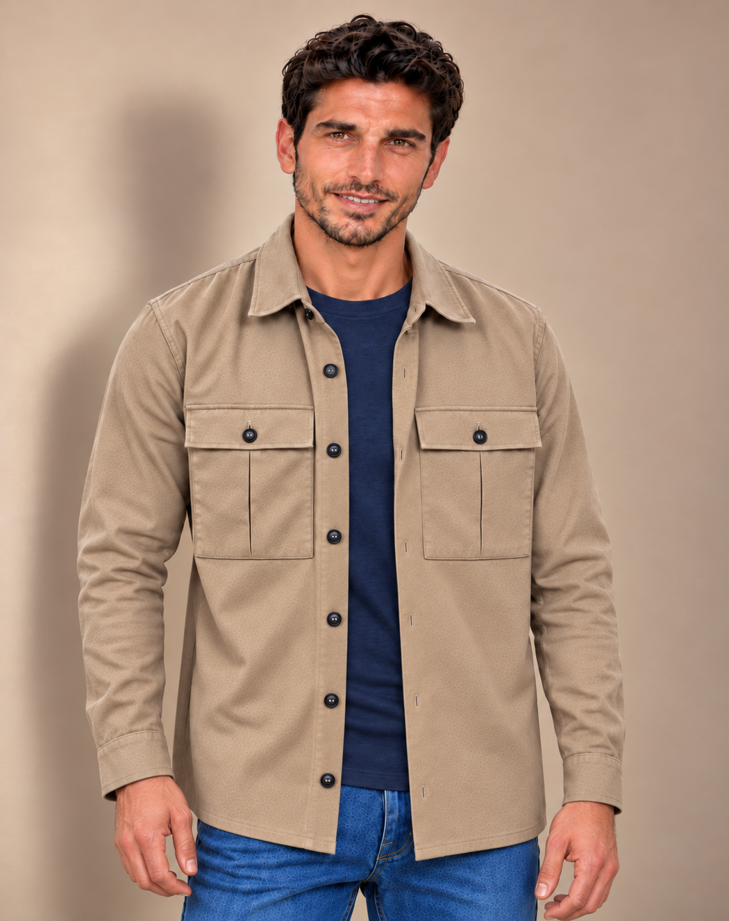 Patrol Overshirt — Stone
