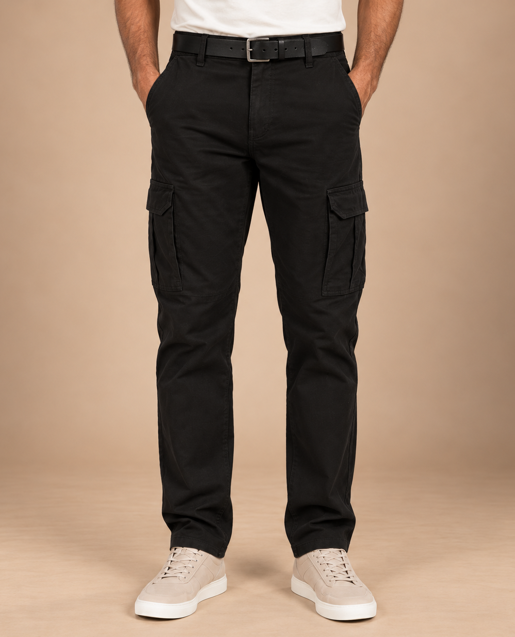 Tanda Cargo Pantolon — Black