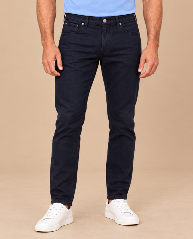 Prato Renkli Jeans — Navy Blue