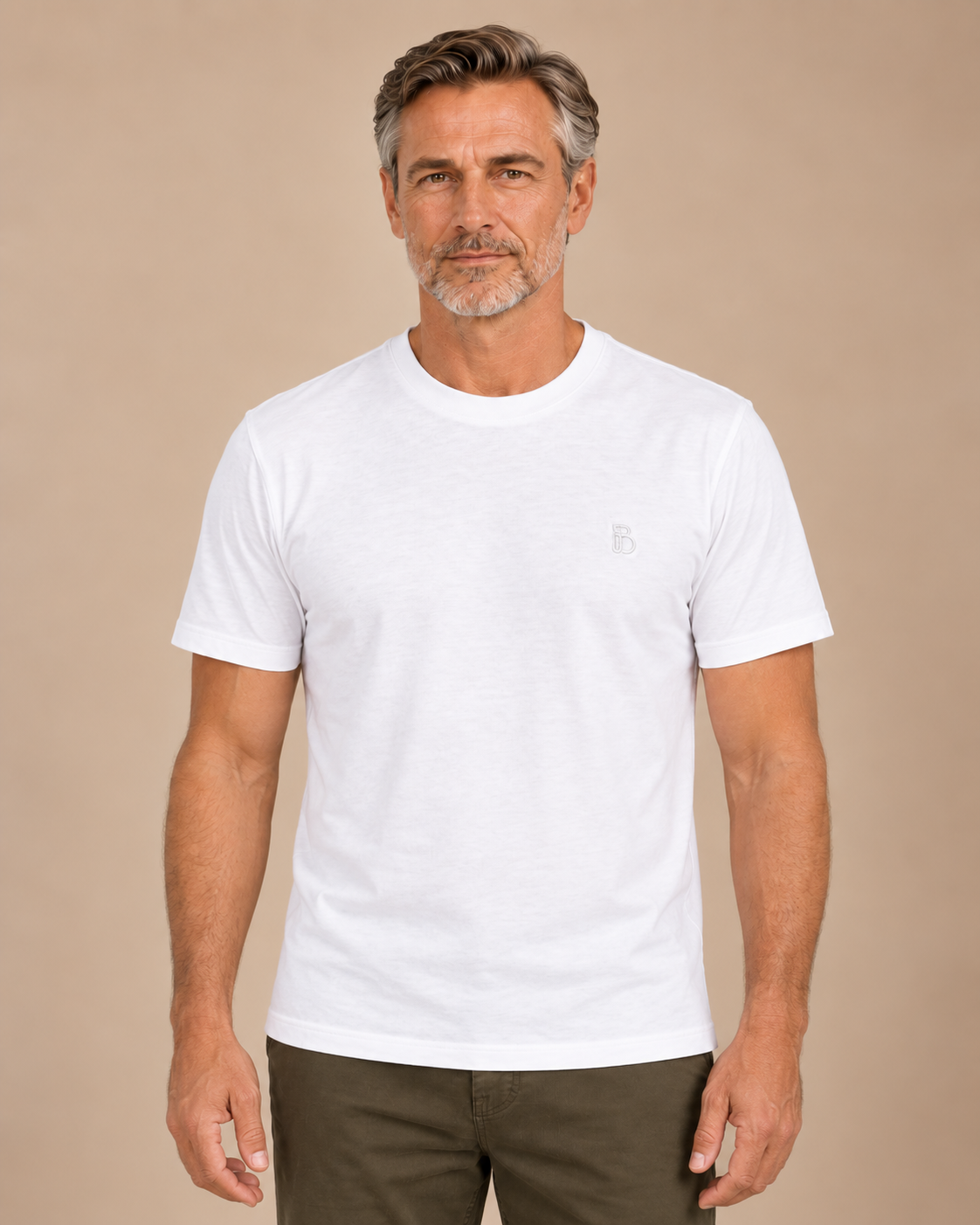 Albert Lycra Supreme Tshirt — White