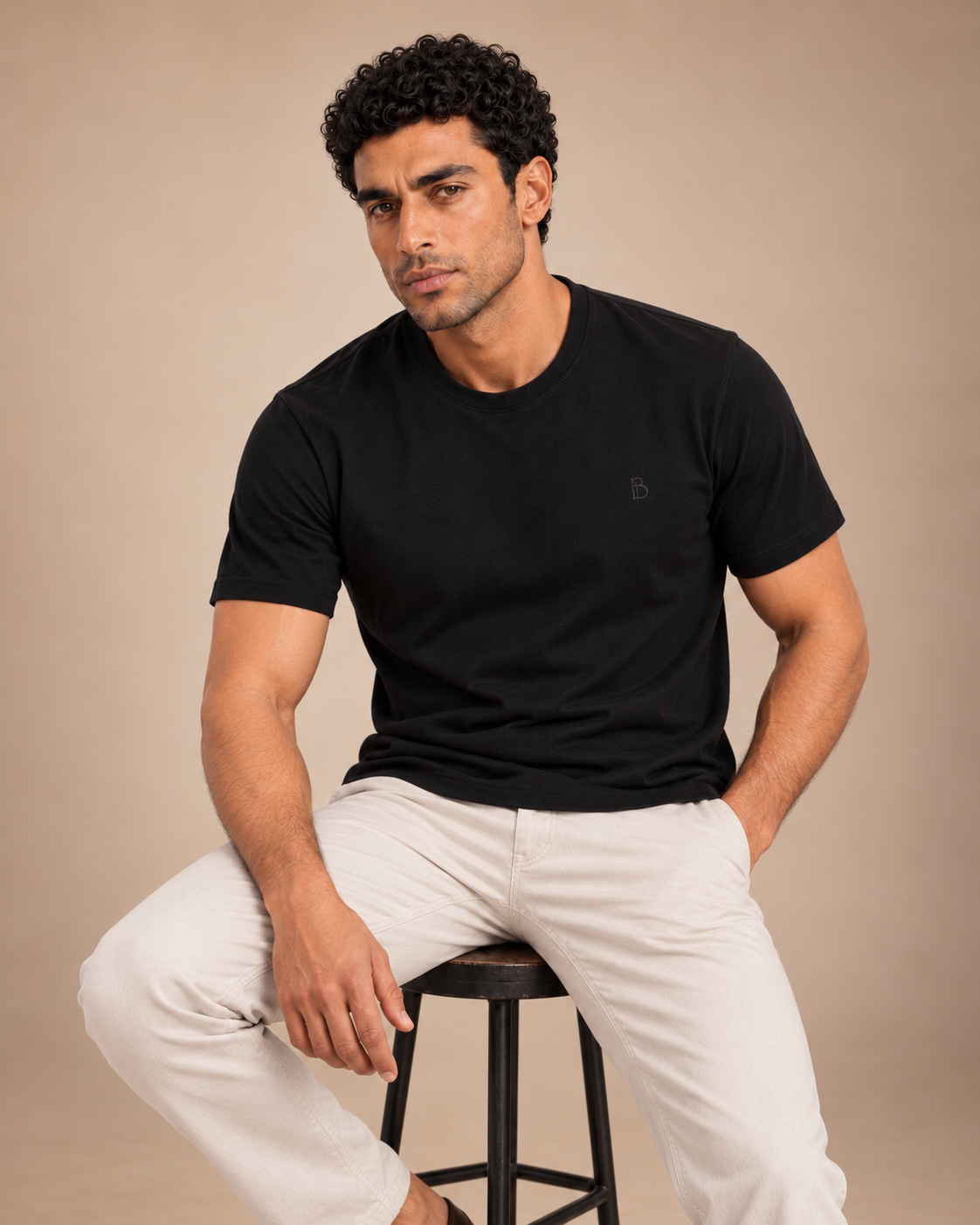 Albert Lycra Supreme Tshirt — Black